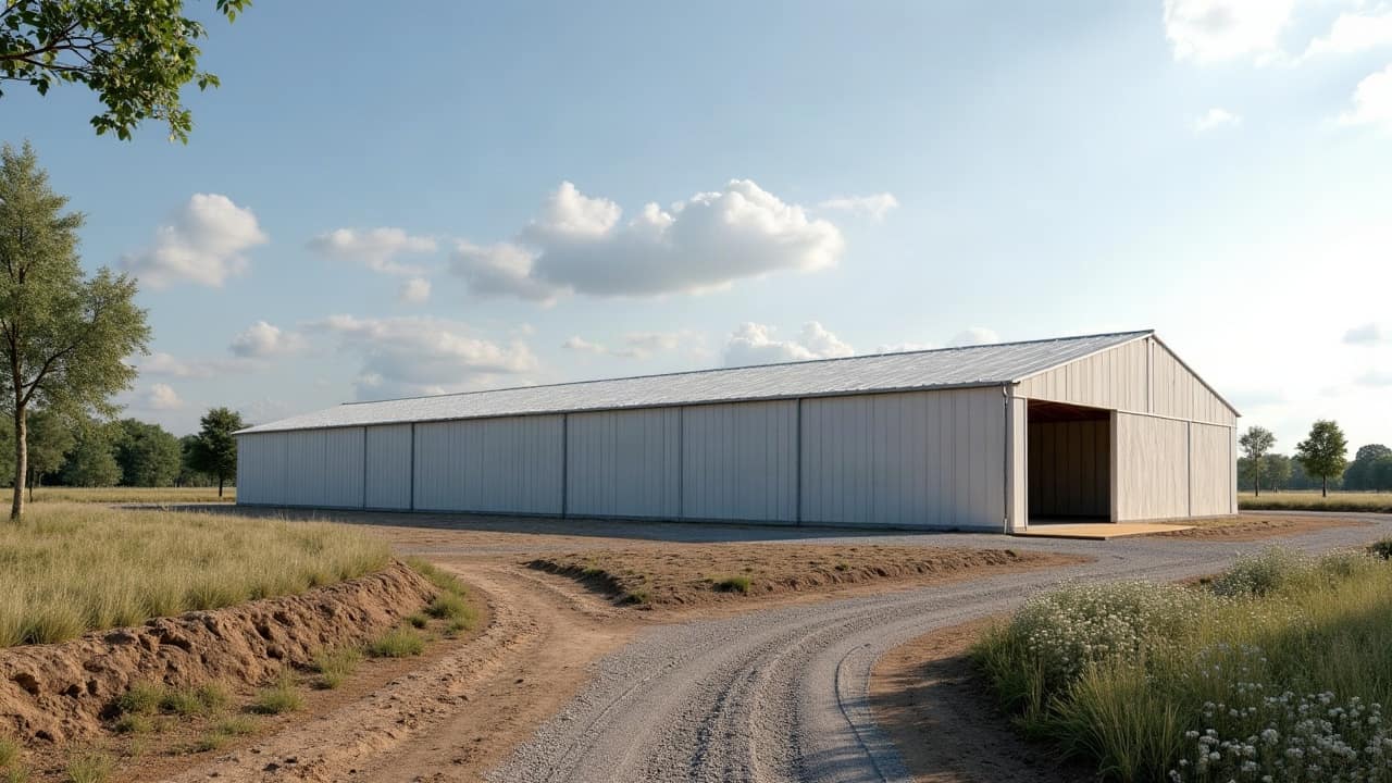 Sas de confinement en polyane propre installé devant un chantier de toiture